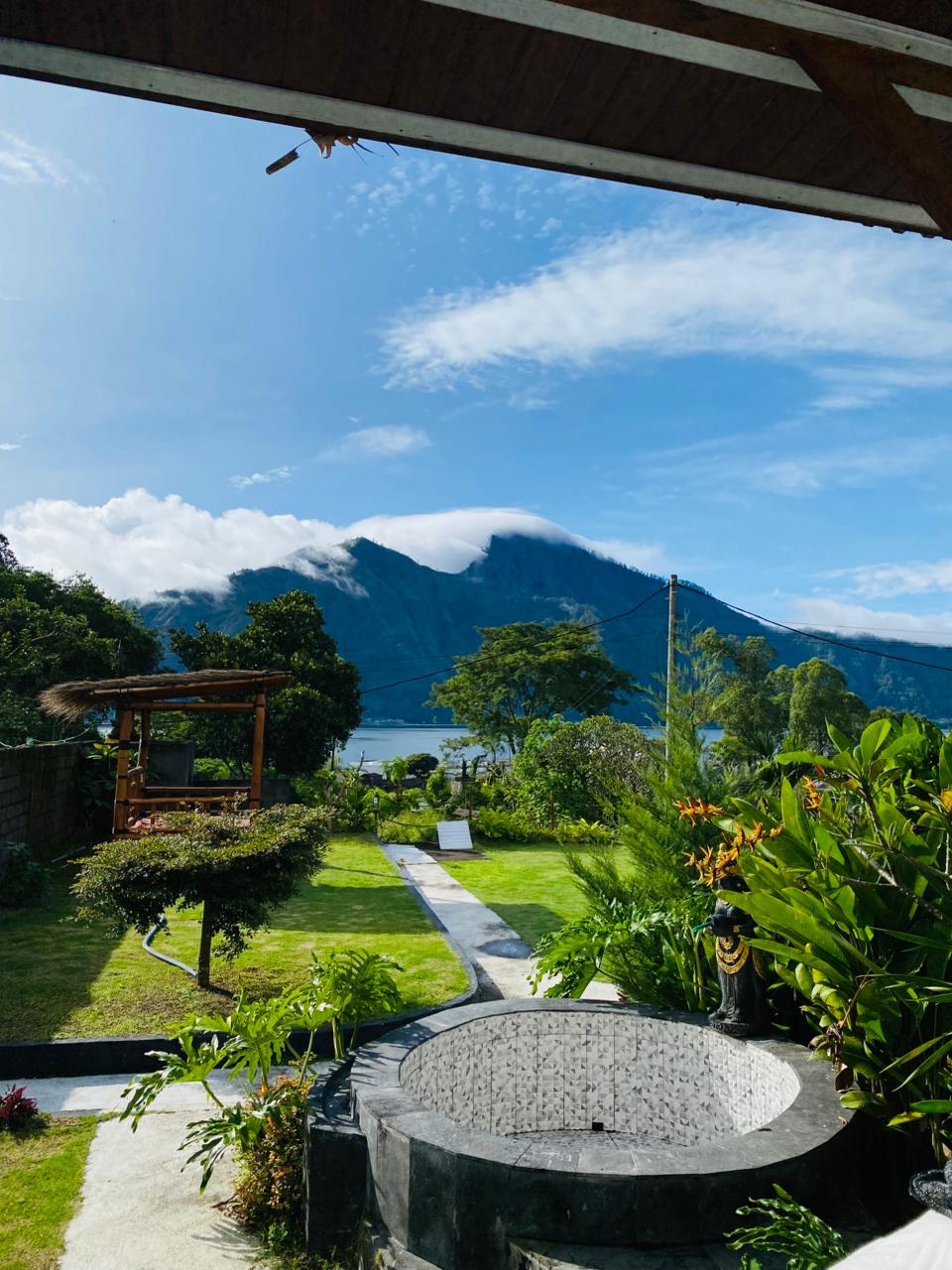 Pemandangan senja bali kintamani